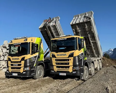 Erdtransport - Bagger